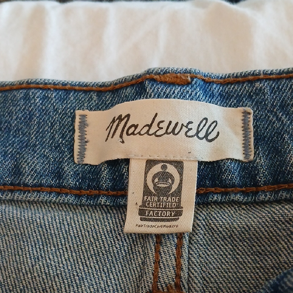 Madewell Perfect Vintage Crop Jeans Raw Hem Size 24 - Picture 7 of 10